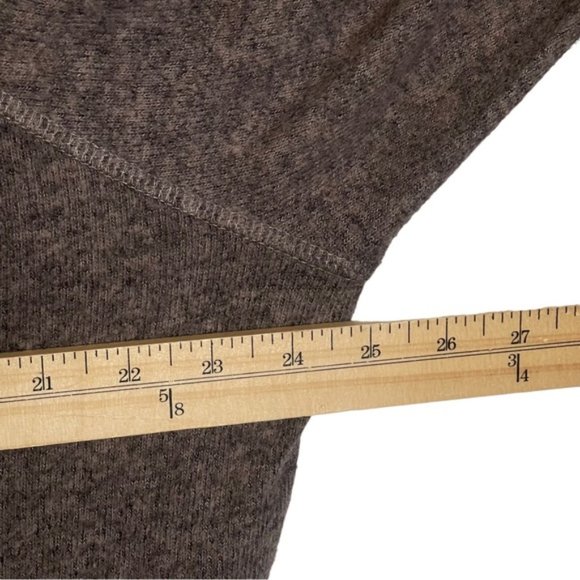 Torrid Size 3 Brown Hooded Oversized Pullover Knit Ling Sleeved Hoody - Picture 12 of 13